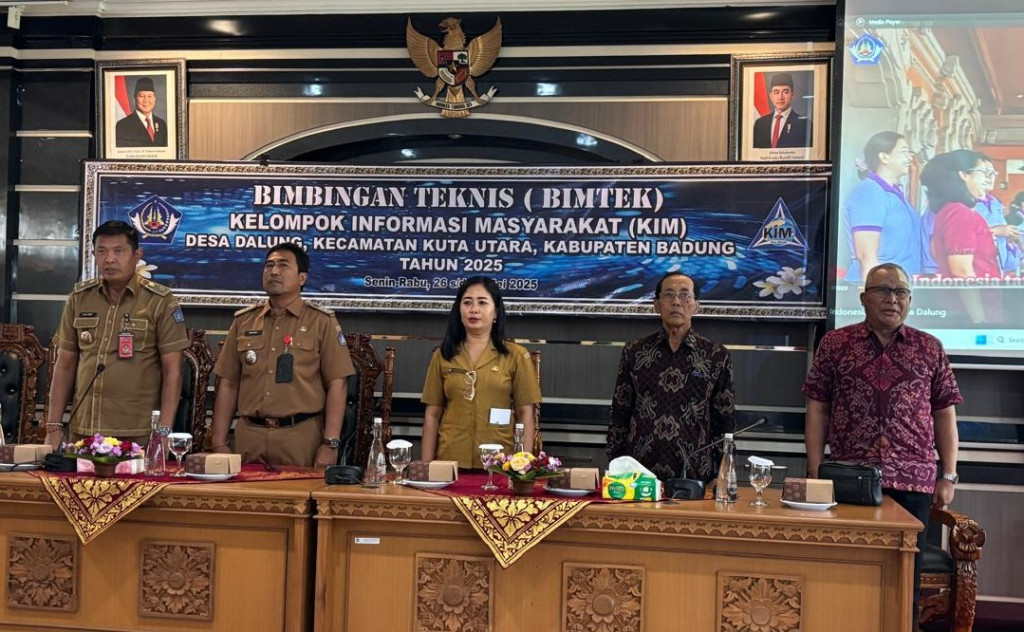 DISKOMINFO Dorong Pemberdayaan Masyarakat Melalui Bimbingan Teknis KIM di Desa Dalung